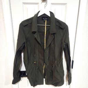 Olive Anorak rain jacket
